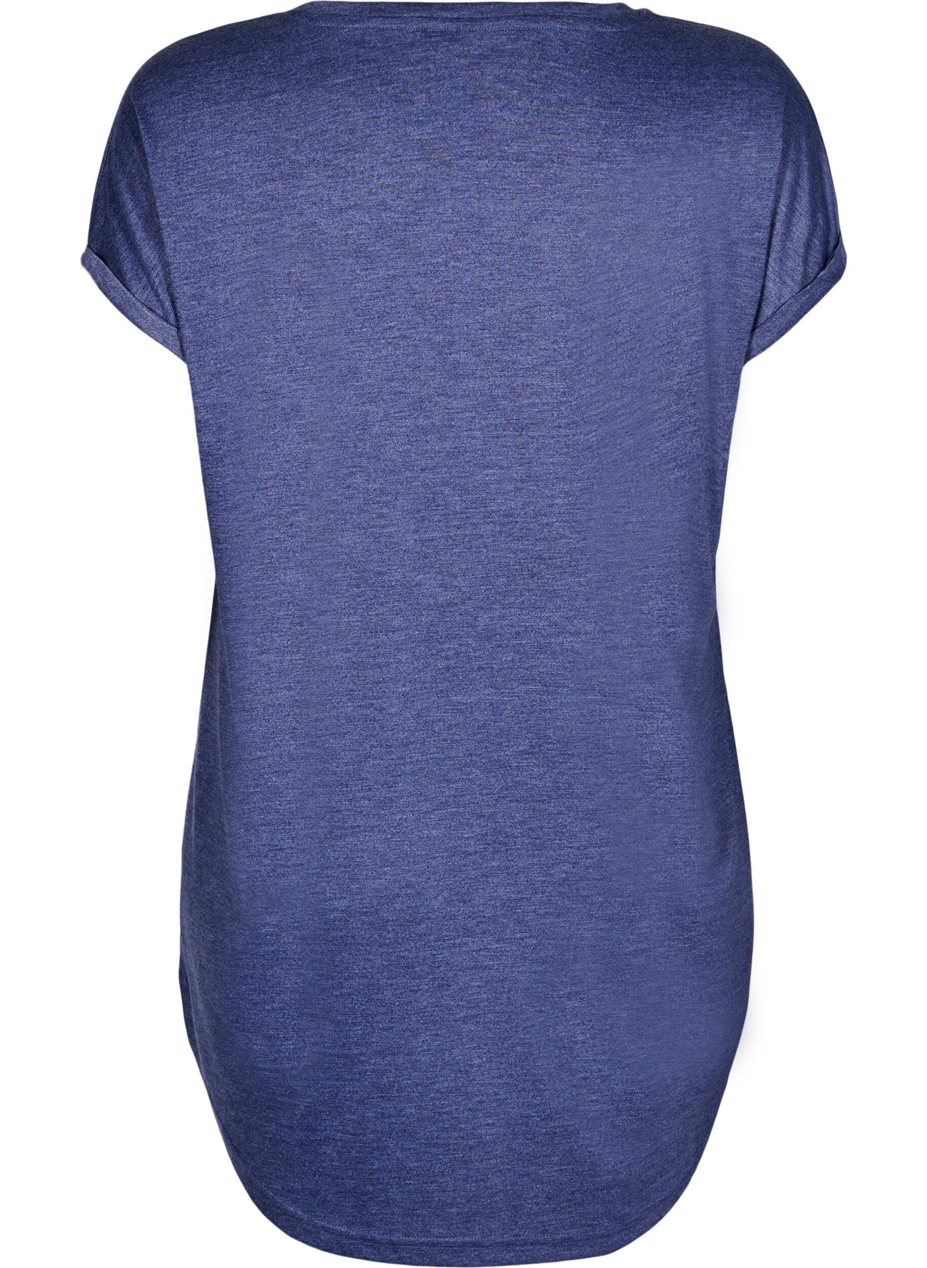 Zizzi Kortermet nattkjole med teksttrykk, , Packshot image number 1