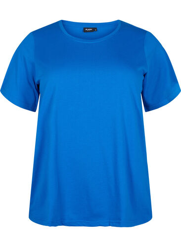 FLASH- T-skjorte med rund hals , Strong Blue, Packshot image number 0