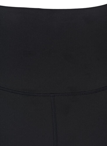 Tettsittende treningsshorts, Black, Packshot image number 2