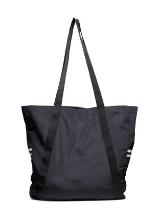 Treningsbag med refleks og lommer, Black, Packshot image number 1