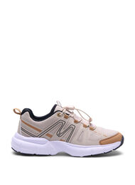Wide fit - Sneakers med elastiske lisser, Birch