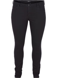 Super slim Amy jeans med høyt liv, Black