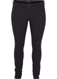 Super slim Amy jeans med høyt liv, Svart Super slim Amy jeans med høyt liv
