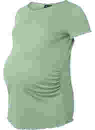 T-skjorte i ribbet materiale til gravide, Green Bay