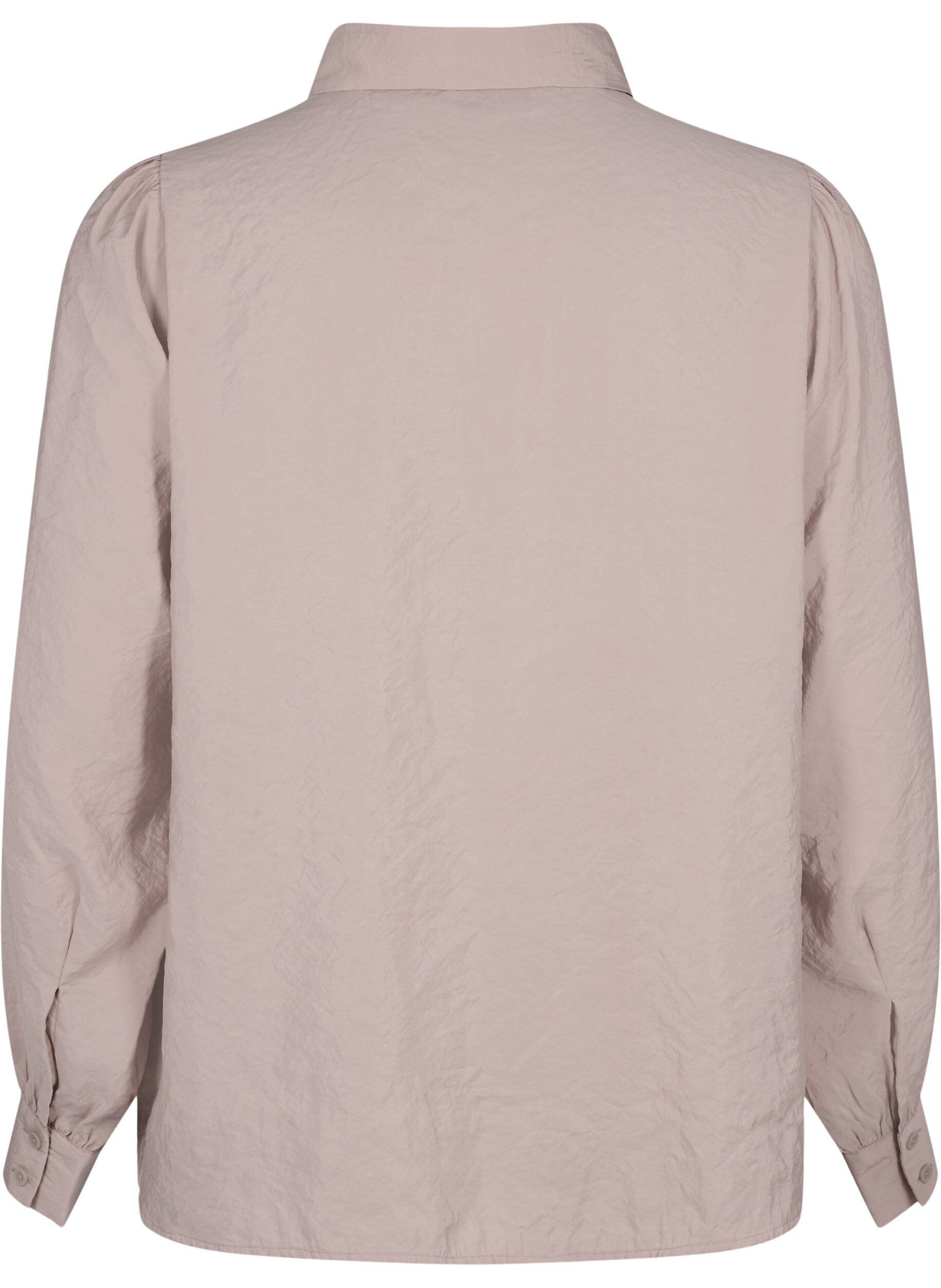 Zizzi Langermet skjorte i Tencel &trade; Modal, Goat, Packshot image number 1
