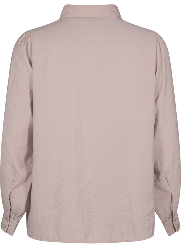 Langermet skjorte i Tencel ™ Modal, Goat, Packshot image number 1