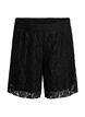 Loose fit blonde shorts, Svart, Packshot image number 0