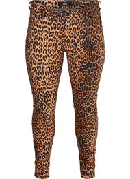 Amy jeans med print, Leopard