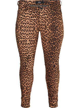 Amy jeans med print, Leopard, Packshot image number 0