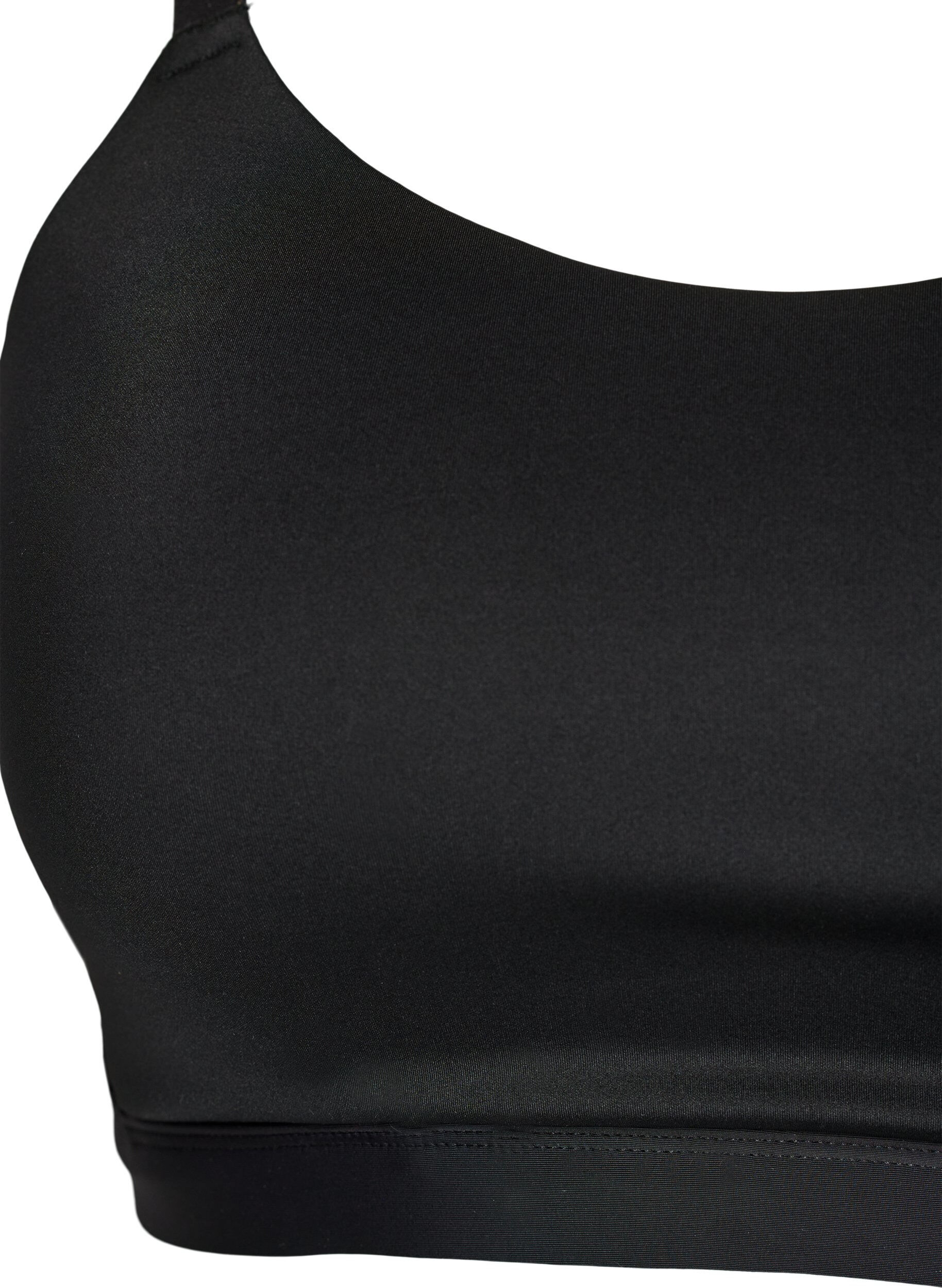 ZizziLett polstret sports-BH, Svart, Packshot image number 2