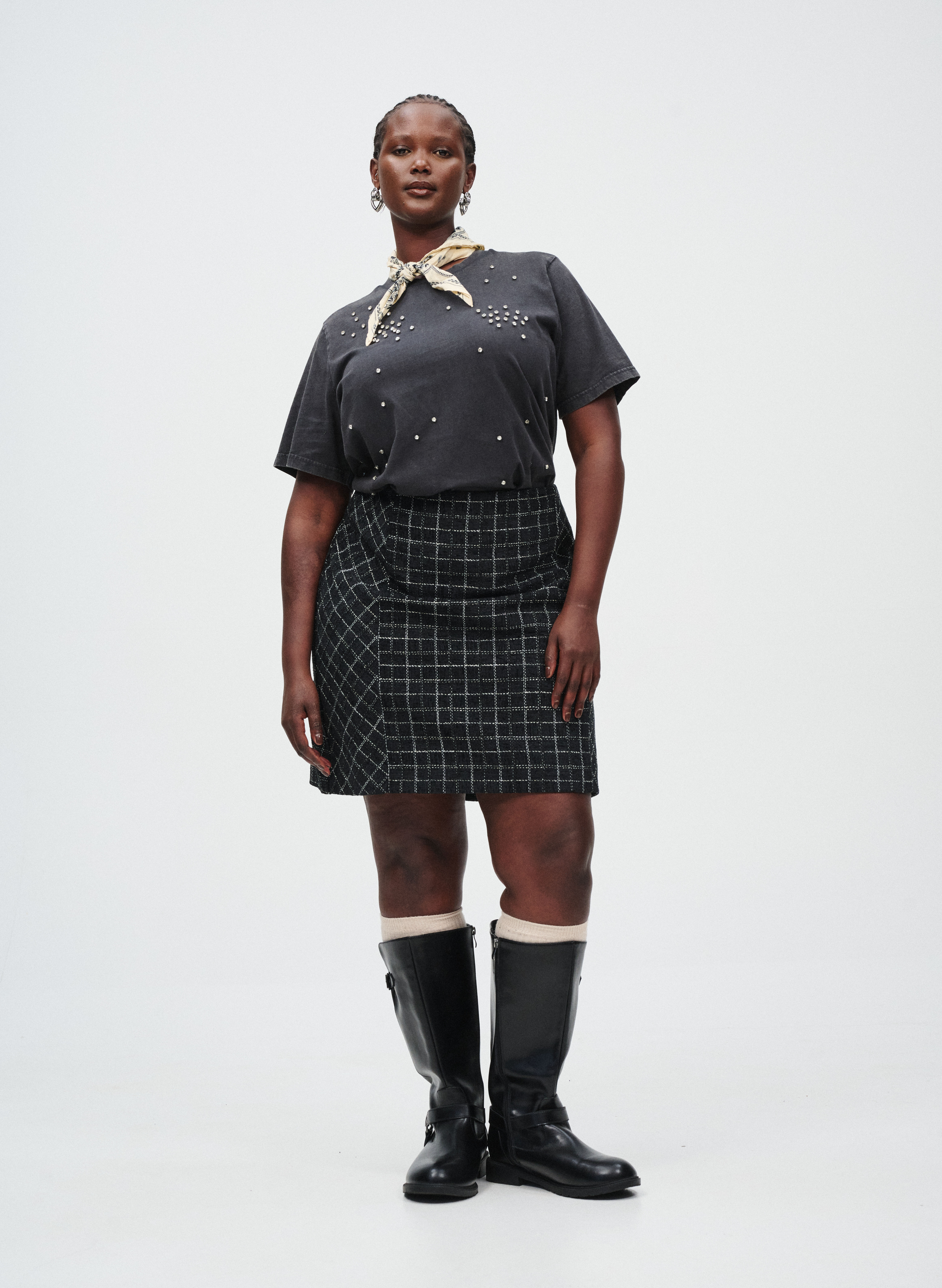 Look med rhinestones, , Model