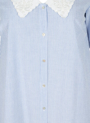 Stripete skjortekjole med krage, Marlin, Packshot image number 2