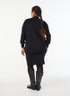 Kort strikket skj&oslash;rt med en bred linning, Svart, Model image number 2