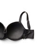 Bikinitopp med b&oslash;yle og drapering, Svart, Packshot image number 3