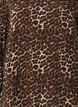 Bluse med leopardmønster og 3/4-ermer, Leo AOP, Packshot image number 2