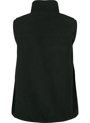Fleecevest med lommer, Black, Packshot image number 1