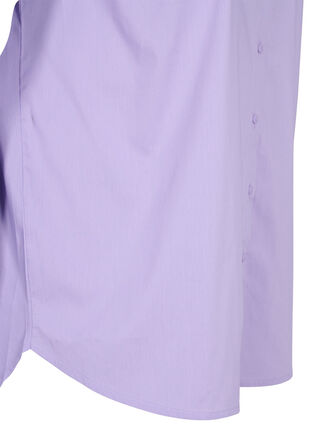 Langermet skjorte med høy mansjett, Lavender, Packshot image number 3