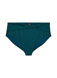 Bikinitruser med omslagsdetaljer, Grønn