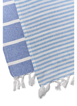 Håndkle med frynser, 2 stk., 2-Pack Blue, Packshot image number 2