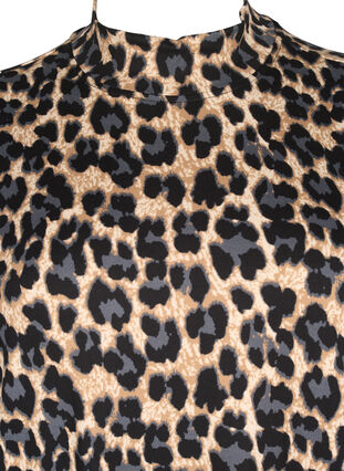 Zizzi FLASH - Kjole med lange ermer og turtleneck, Svart, Packshot image number 2
