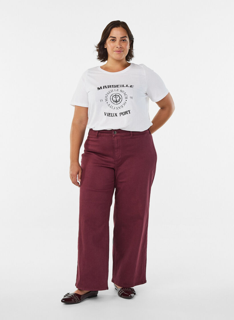 FLASH - T-skjorte med trykk, Hvit, Model image number 1