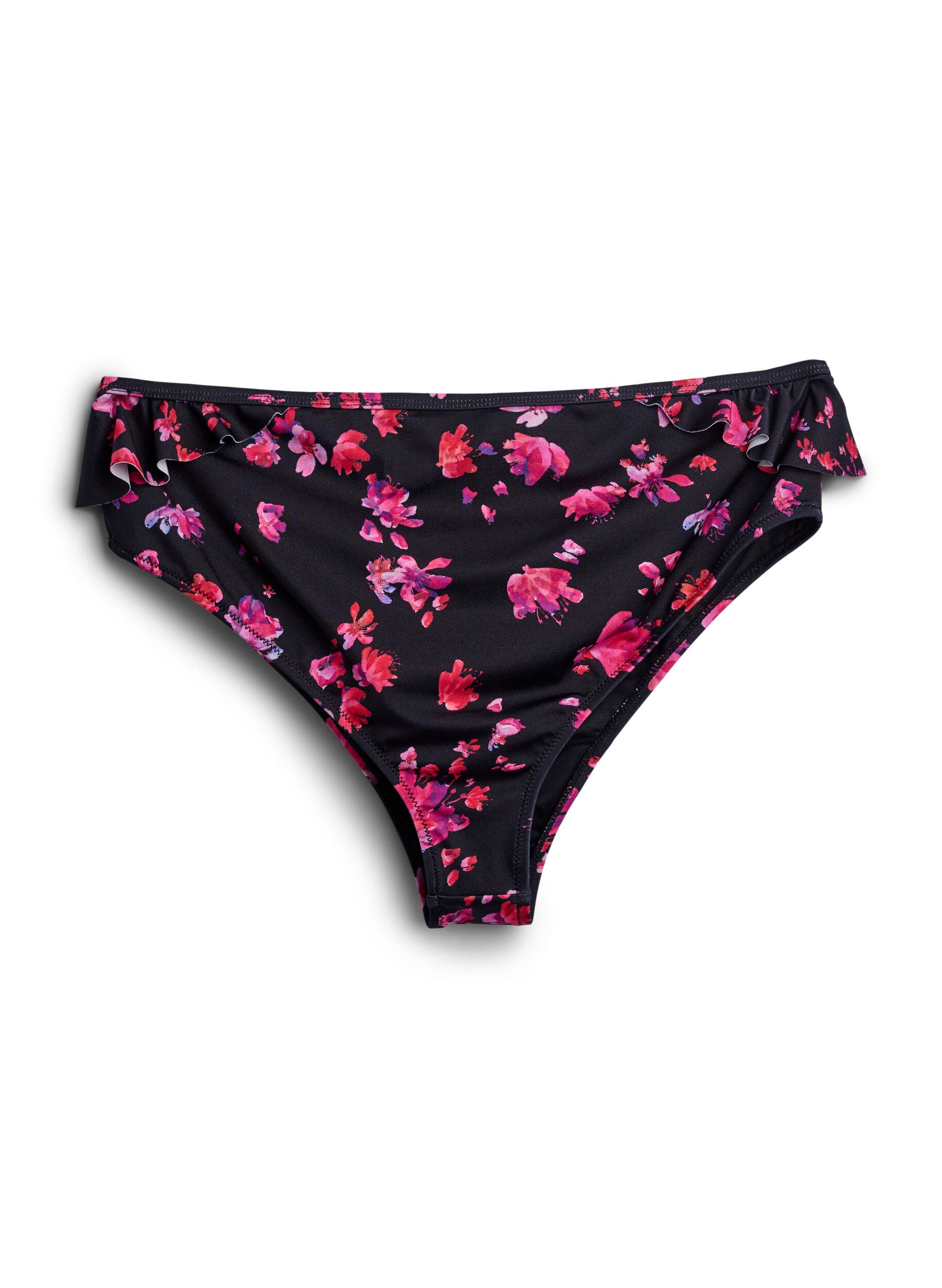 Zizzi Blomstrete brazilian bikinitruse, Rosa, Packshot image number 1