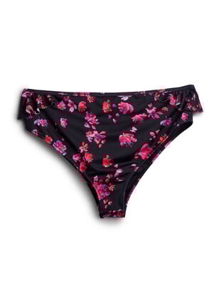 Zizzi Blomstrete brazilian bikinitruse, Rosa, Packshot image number 1