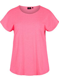 Neonfarget T-skjorte i bomull, Neon Pink