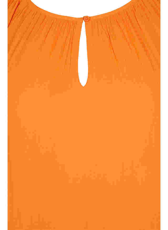 Viskosetunika med 3/4-ermer, Orange Peel, Packshot image number 2