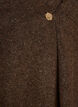 Strikket cardigan med asymmetrisk lukking, Brun, Packshot image number 2
