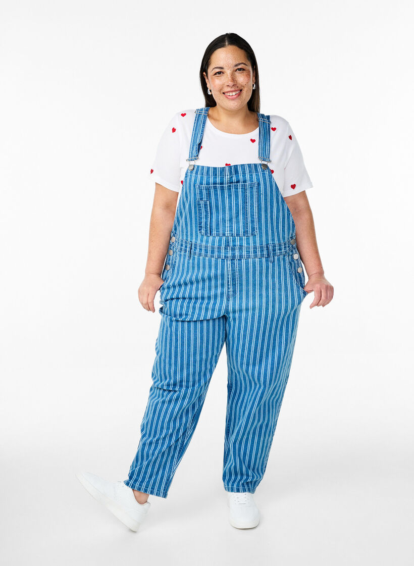 Denim snekkerbukse, L. B. D. Stripe, Model