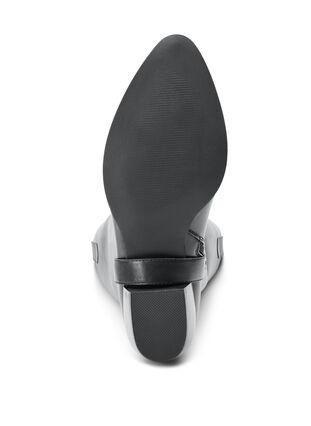 Zizzi Wide fit - Lang støvel med avtakbart skaft, Black, Packshot image number 5