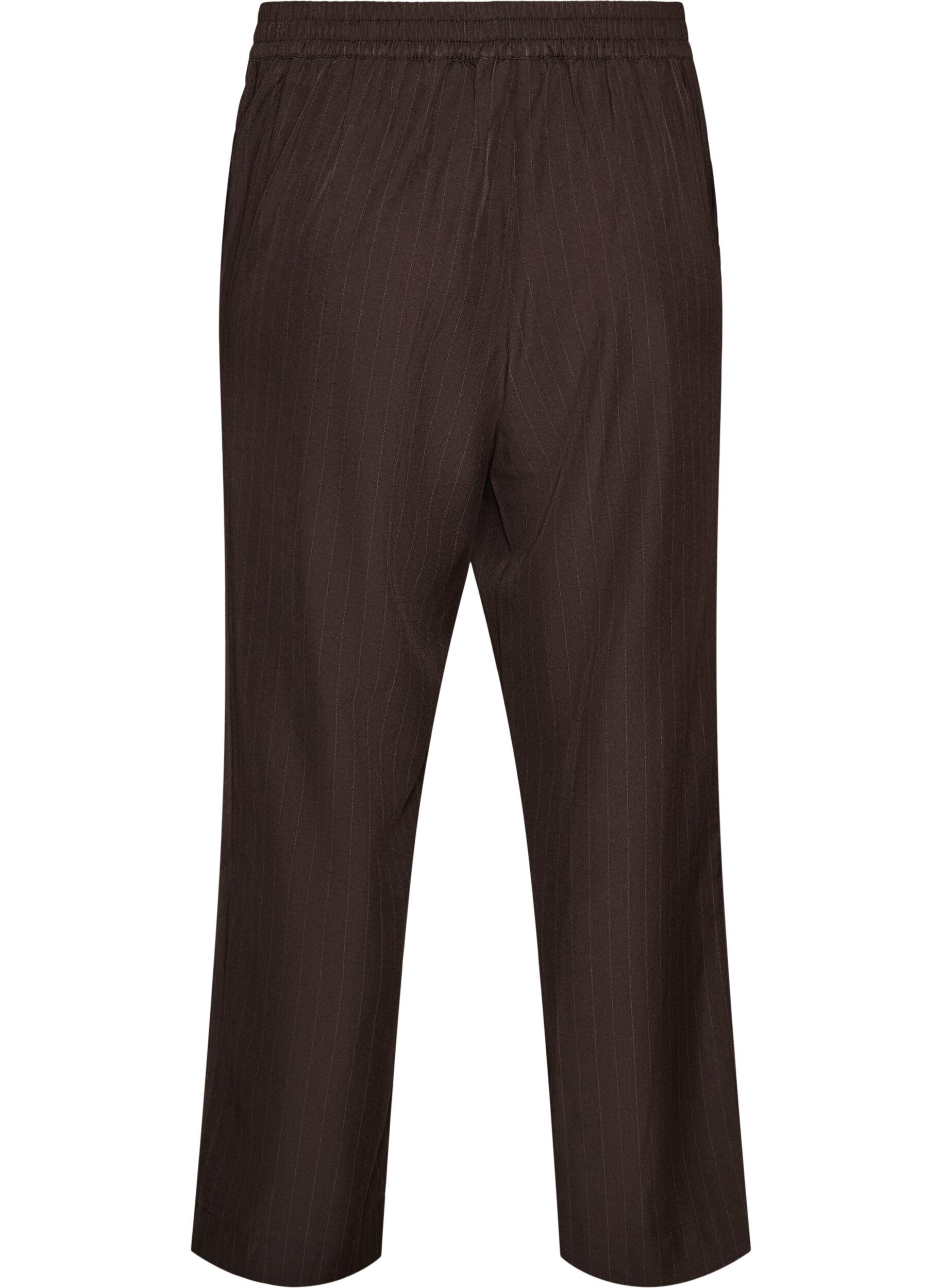 ZizziLoose fit bukser med lommer, Brun, Packshot image number 1