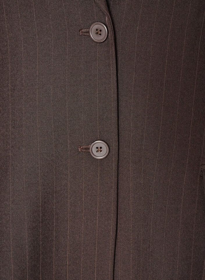 Blazer med lommer og splitter, Brun, Packshot image number 2