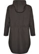 Lett parkas med hette, Svart, Packshot image number 1