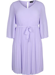 Plissékjole med 3/4-ermer, Lavender
