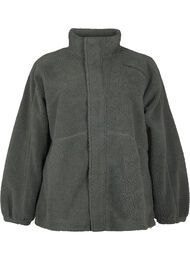 Fleecejakke med lommer, Urban Chic