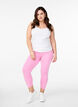 Basis 3/4 leggings i viskose, Rosa, Model image number 1