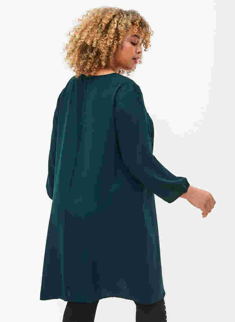 Kjole med blonder of 3/4-ermer, Scarab, Model image number 1