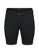 Slim fit Emily shorts med normal midje, Svart, Packshot image number 0