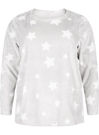 Langermet bluse med stjerner
