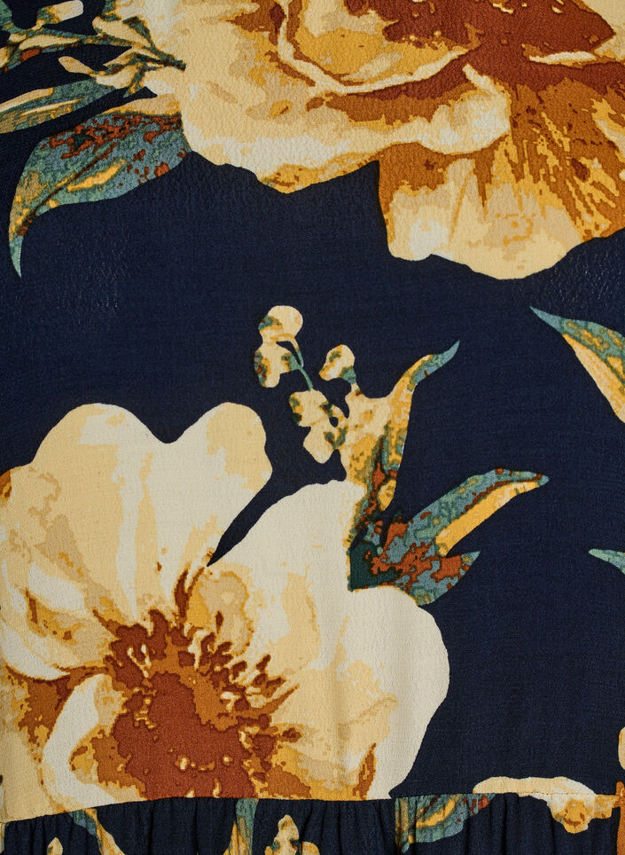 Langermet tunika med skj&aelig;ring, Bl&aring;, Packshot image number 2