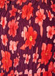 Kjole med smocking og blomstertrykk, Lilla, Packshot image number 2