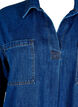 Denimbluse med krage, Unwashed, Packshot image number 2