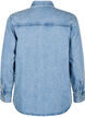 Denimskjorte med brystlommer, Blå, Packshot image number 1