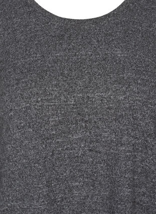 kjole med lange ermer, Dark Grey Melange, Packshot image number 2