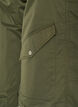 Polstret parkas med avtakbar hette, Gr&oslash;nn, Packshot image number 3