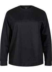 FLASH - Genser med crewneck, Svart FLASH - Genser med crewneck