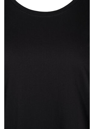 T-skjorte i bomull med 2/4-ermer, Black, Packshot image number 2