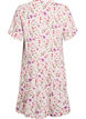 Kort A-linjekjole i bomullsmuslin, Beige, Packshot image number 1